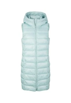 Tom Tailor Long Lightweight Vest - Bodywarmer - Dusty Mint Blue -Tom Tailor edd7fb10d0f7471080168d8f7999fc40