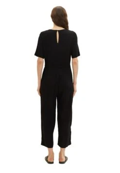 Tom Tailor Overall Mit Gürtel - Jumpsuit - Deep Black -Tom Tailor eddfbbb4fe7c49f8b15f12ccc81ee2fb