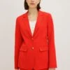 Tom Tailor Farbiger- Blazer - Fever Red