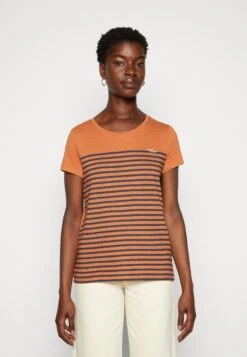TOM TAILOR Denim Relaxed Tee - T-Shirt Print - Amber Navy Stripe