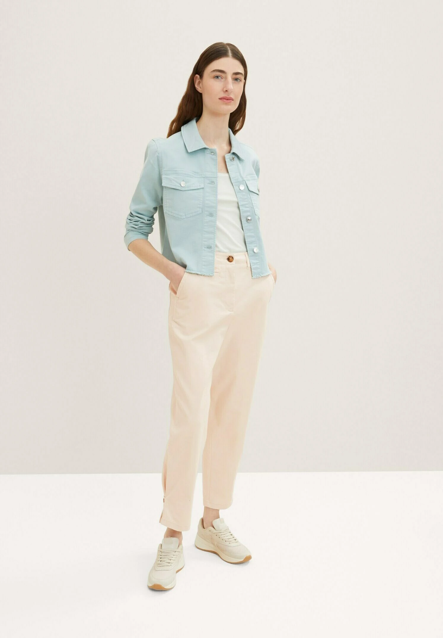 Tom Tailor Spijkerjas - Dusty Mint Blue 2 Tom Tailor Spijkerjas - Dusty Mint Blue - Afbeelding 2