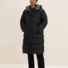 Tom Tailor Puffer Mit Kapuze - Winterjas - Deep Black