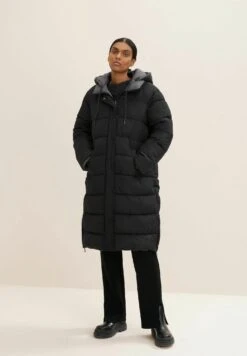 Tom Tailor Puffer Mit Kapuze - Winterjas - Deep Black