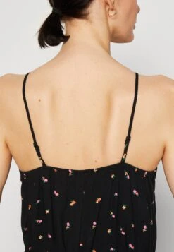 TOM TAILOR Denim American Neckline - Maxi-Jurk - Black -Tom Tailor f1e4955a88824ac18a07629f175f986f