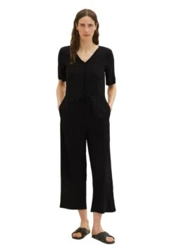 Tom Tailor Overall Mit Gürtel - Jumpsuit - Deep Black -Tom Tailor f232c1e7899d4c06846d5de790600498