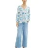 Tom Tailor Gemusterte - Blouse - Blue Shapes Design