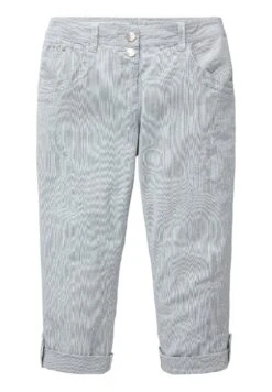 Tom Tailor 3/4Mit Teilungsnaht - Shorts - Blue Stripe Pants -Tom Tailor f2e7fd5c37b24c0fb3364fcff28a14d2