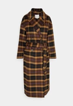 TOM TAILOR Denim Loose Belted Coat - Mantel - Brown -Tom Tailor f4a1a546388e4c99b94adbe389b1845e