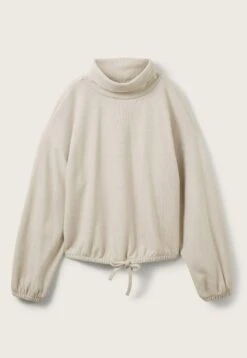 TOM TAILOR Denim Cropped Mit Rollkragen - Sweater - Cloud Grey Melange -Tom Tailor f521b925f5de4d3cb1cf95df4cdb1adb