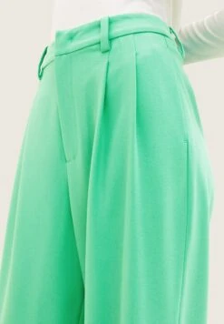 TOM TAILOR Denim Pleated Wide Leg- Broek - Strong Green -Tom Tailor f52e83ed3407403e969aa4483b10576c