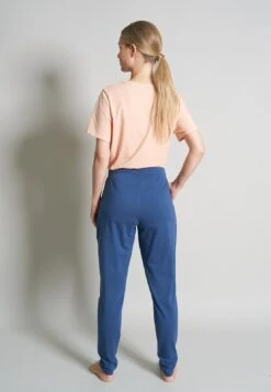 Tom Tailor Pyjamabroek - Blau-Dunkel-Uni -Tom Tailor f6954f7705f04c8c9fb2f4f244eb48a8