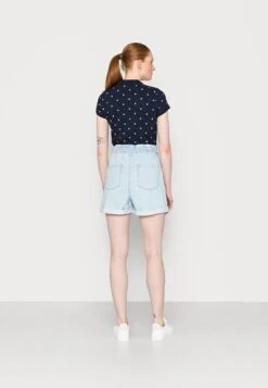 TOM TAILOR Denim Paperbag Shorts - Jeansshort - Used Light Stone Blue Denim -Tom Tailor f69c2e69d64c4d17956897d8d7dea2ab