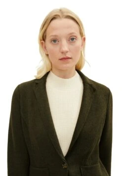 Tom Tailor Blazer - Tarmac Khaki Melange -Tom Tailor f8f5418f97b24146ab2a192457c60fd4