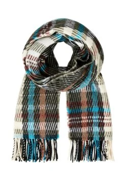 Tom Tailor Accessoire Mit Karomuster - Sjaal - Green Large Check