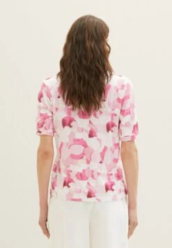 Tom Tailor Gemustertes- T-Shirt Print - Pink Shapes Design -Tom Tailor f951a25a2bb1401bbef7efb992cf44db