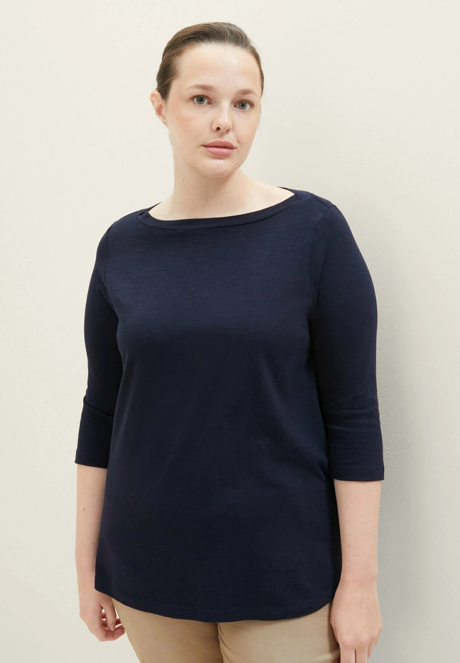 Tom Tailor Mit U-Boot-Ausschnitt - Longsleeve - Sky Captain Blue 1 Tom Tailor Mit U-Boot-Ausschnitt - Longsleeve - Sky Captain Blue