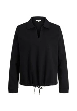 Tom Tailor Mit Kordelzug - Sweater - Deep Black -Tom Tailor fb884e7d7d42485fb79767521817fe34