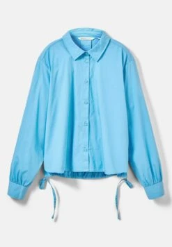 TOM TAILOR Denim Mit Ballonärmeln - Overhemdblouse - Rainy Sky Blue -Tom Tailor fc0c81c9cb804d66b1df4a0e62d12264