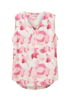 Tom Tailor Gemusterte - Blouse - Pink Shapes Design -Tom Tailor fcd7b9ff62024b3ab6c2bed34bcfb3a3