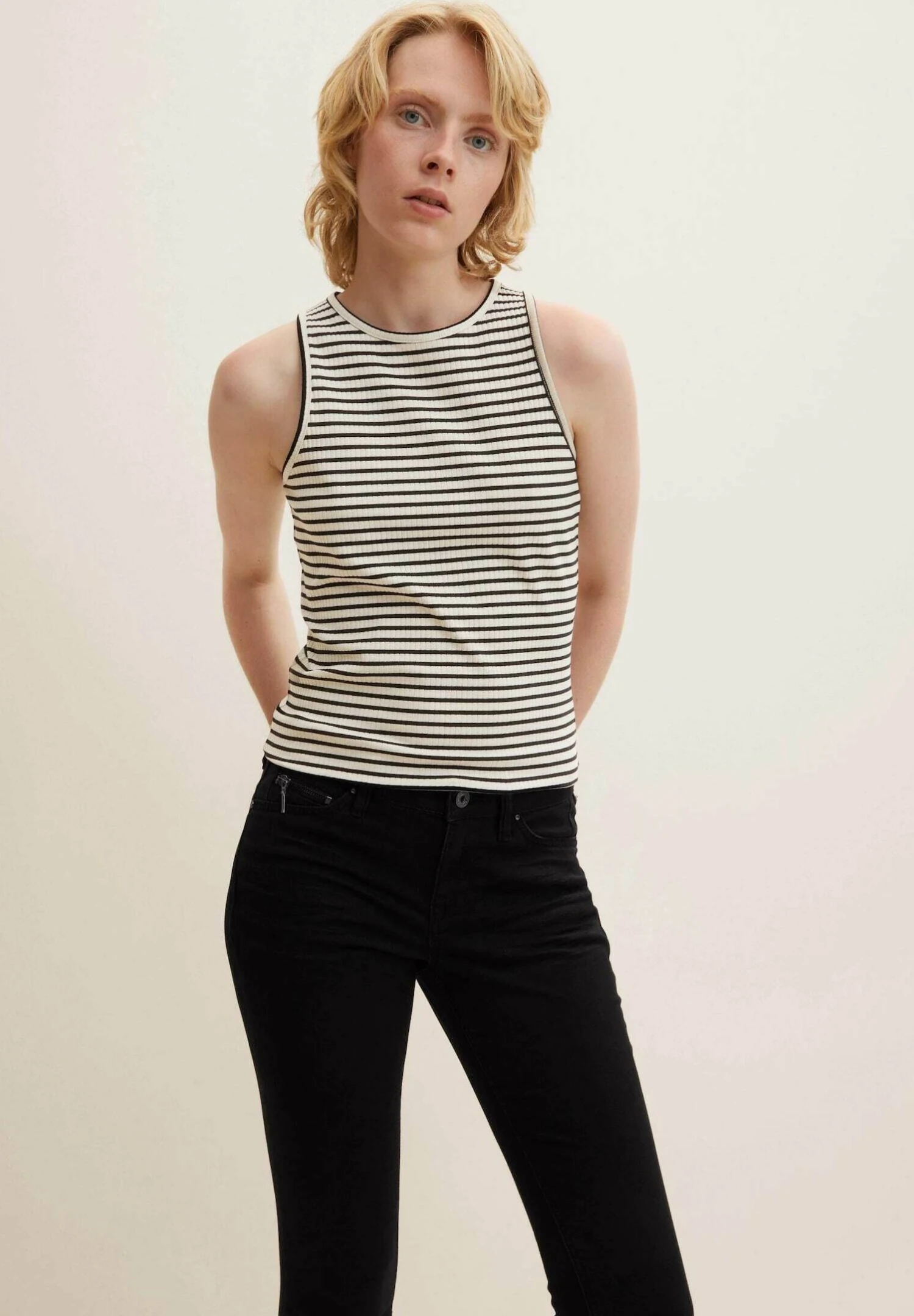 TOM TAILOR Denim Jona - Jeans Skinny Fit - Clean Dark Stone Black Denim 4 TOM TAILOR Denim Jona - Jeans Skinny Fit - Clean Dark Stone Black Denim - Afbeelding 4