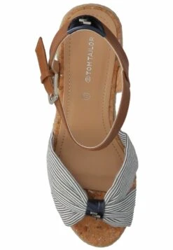 Tom Tailor Sandalen Met Sleehak - Navy Silver -Tom Tailor ffd61bb197c647d0b2a2ea9f5c8d7205